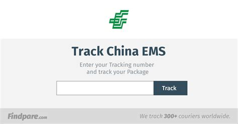 china ems tracking.